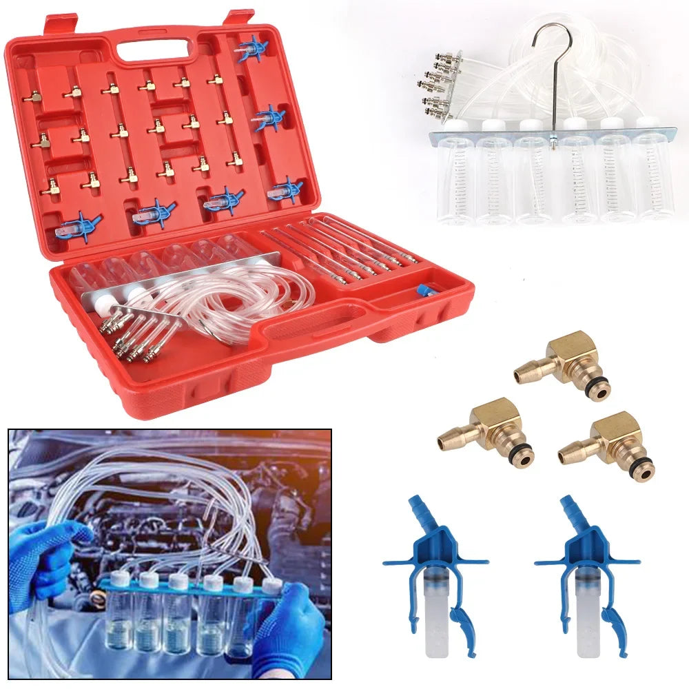 Fuel Injector Return Flow Test Kit | Engine Pressure Gauge