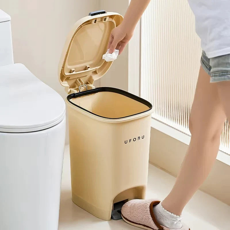 Uforu Large-capacity Bin Pedal DIY Creative Kitchen Dormitory