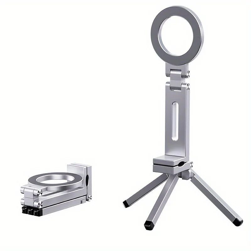 Universal Magnetic Phone Holder – Foldable Adjustable Clip Stand
