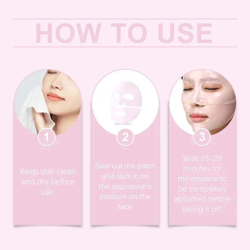 Pink Bio Collagen Hydrogel Face Mask – Salmon PDRN & Hyaluronic
