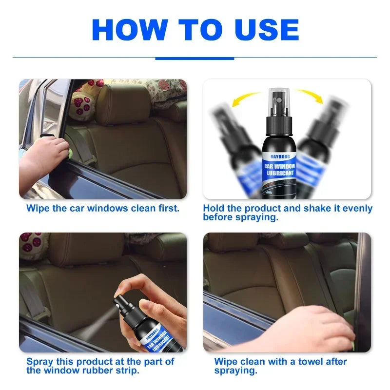 Window Lubricant Rubber Door Strip Car Softening Maintenance