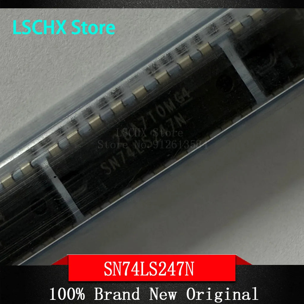 10pcs SN74LS DIP Logic ICs – 74LS138 74LS08 74LS247 & More