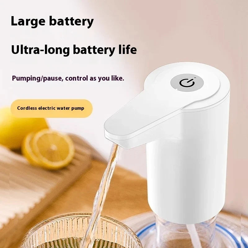 1200mah Food Grade Water Dispenser Pump Portable USB Rechargeable