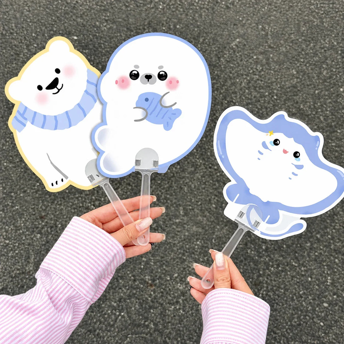 Animal Shaped Fan Dirt-resistant Polar Portable Handheld Office