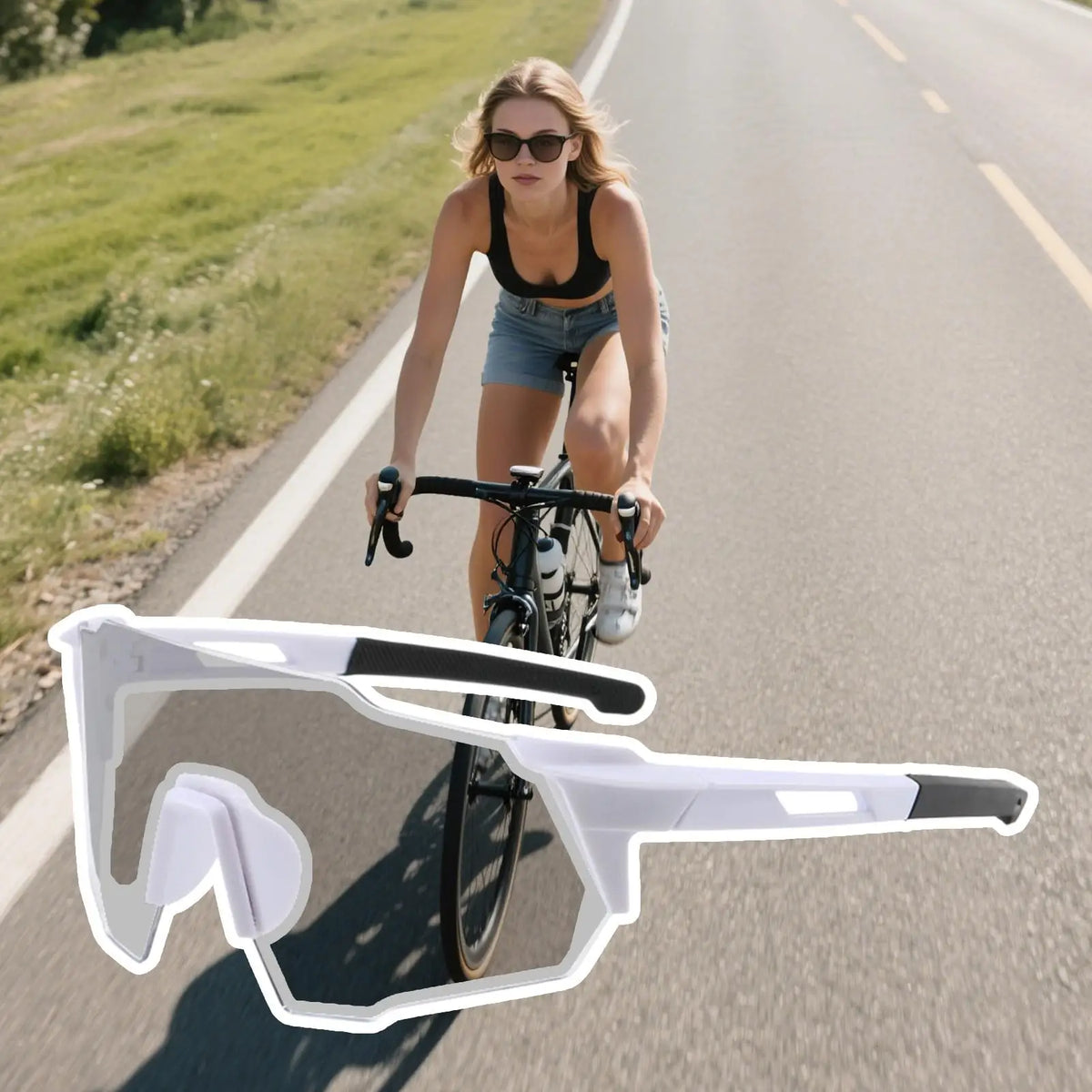 Photochromic Cycling Sunglasses UV400 Polarized Sports Eyewear