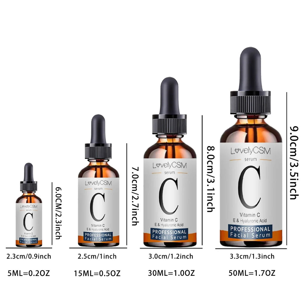 Vitamin C E&hyaluronic Acid Professional Facial Essence Shrinks Pores