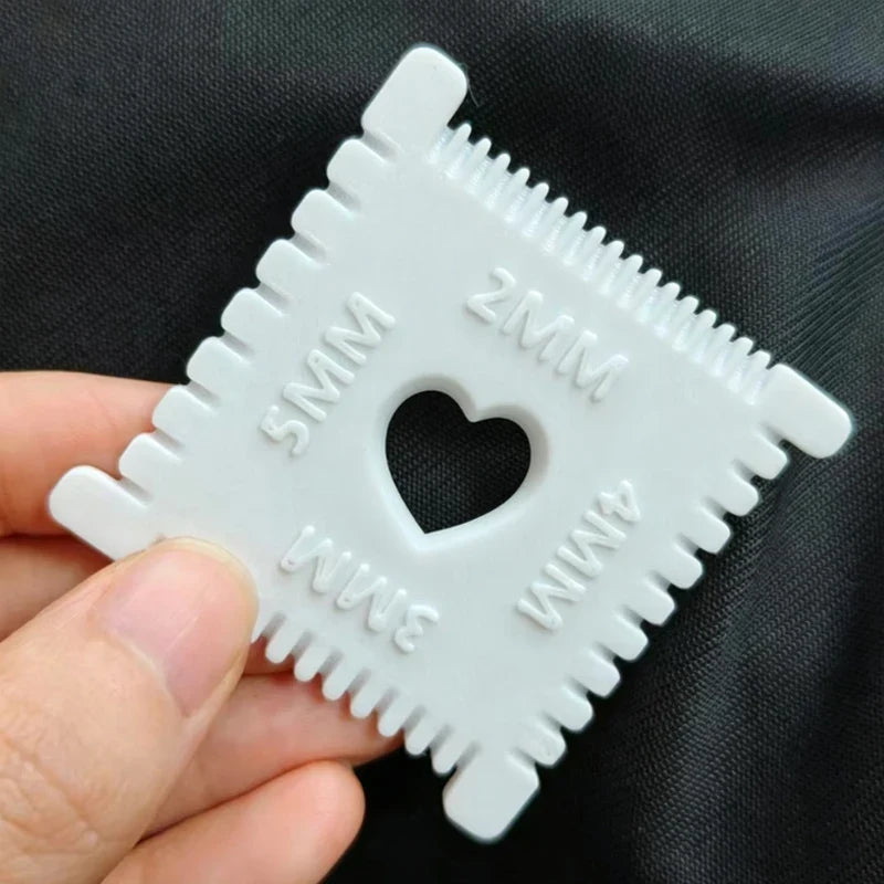Manual Sewing Tool Needle Thread Ruler Containing 2 3 4 Spacing