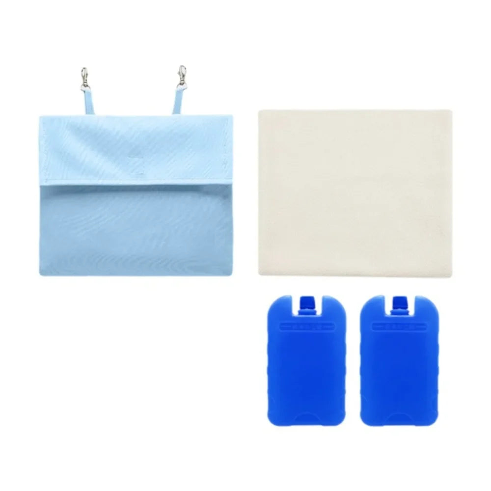 Pet Cage Ice Pack Cooling Pouch with Hook – Small Animals