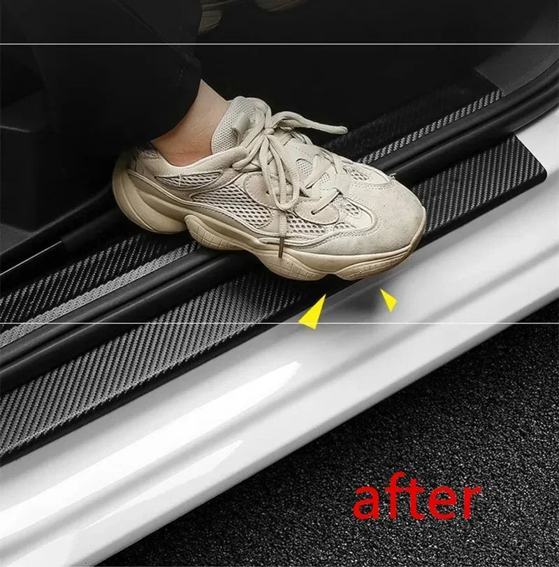 3D Carbon Fiber Protective Tape | Car Door Sill Anti-Scratch Film