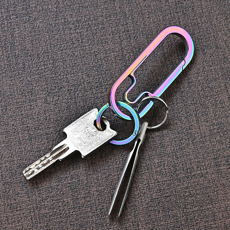 Mini TC4 Titanium Alloy Tweezers – EDC Camping Clip Tool