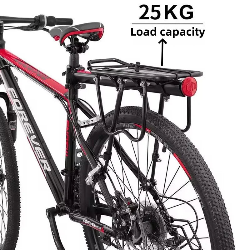 Aluminum Alloy Bike Rear Rack – Quick-Release Cargo Carrier