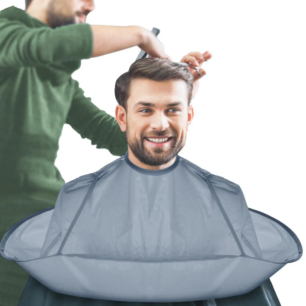 Foldable Haircut Cape | Adjustable Neck Barber Styling Cloak