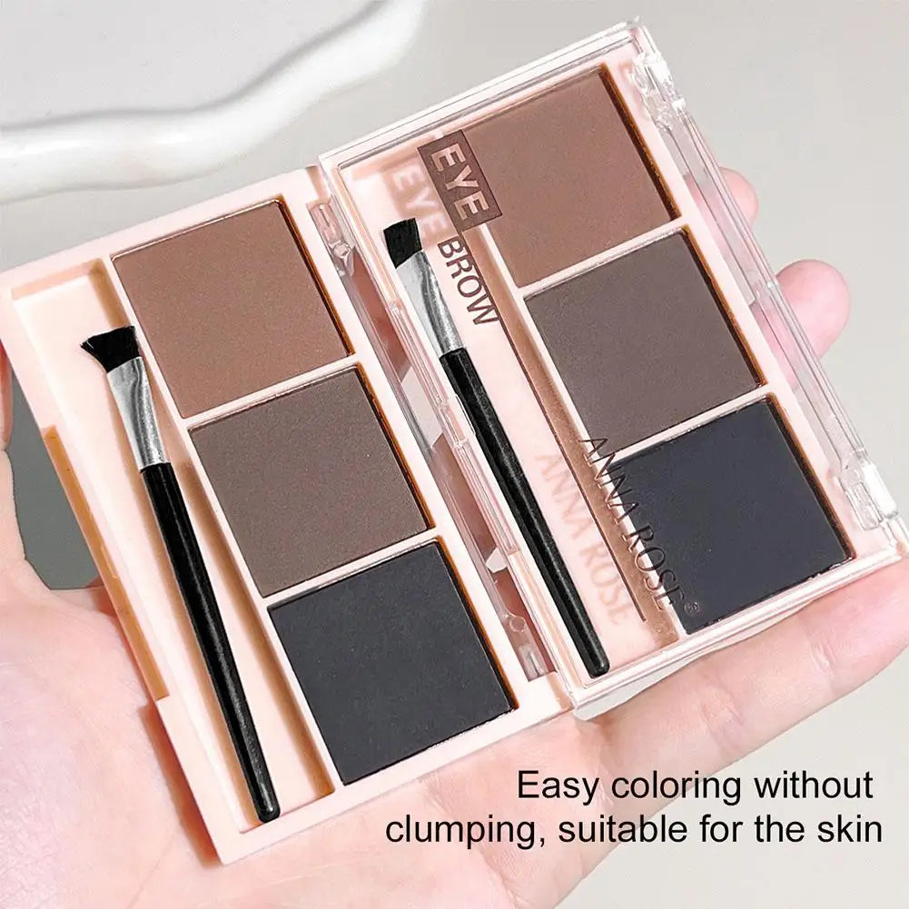 3-Color 3D Eyebrow Powder – Waterproof & Long-Lasting