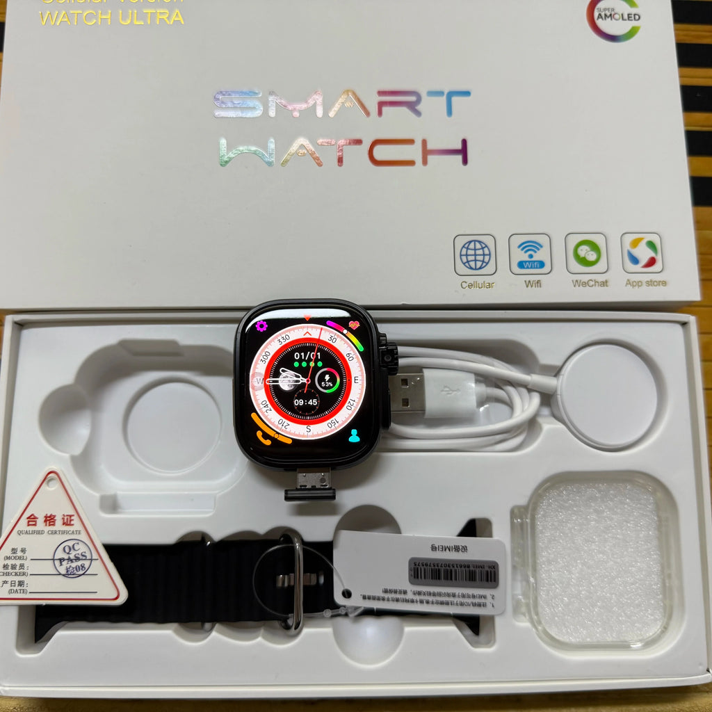S10 Ultra 3 Smartwatch 4G AMOLED GPS Android 10 Rotary Camera
