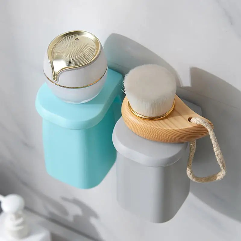 Japanese Minimalist Magnetic Mouthwash Cup Wall Mounted Toothbrush