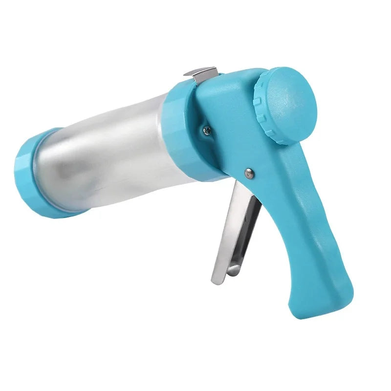 23-Piece Cookie Press Gun Kit – Biscuit & Cake Decorator