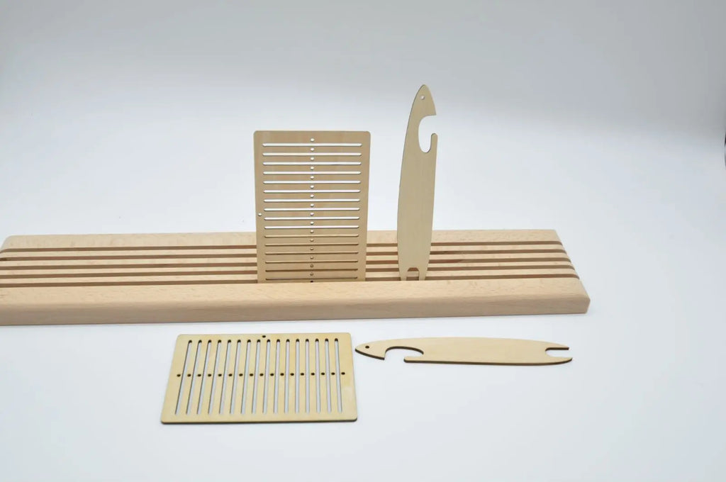 2-Pc Wooden Weaving Loom Kit – Bracelet, Bag, Belt & Strap