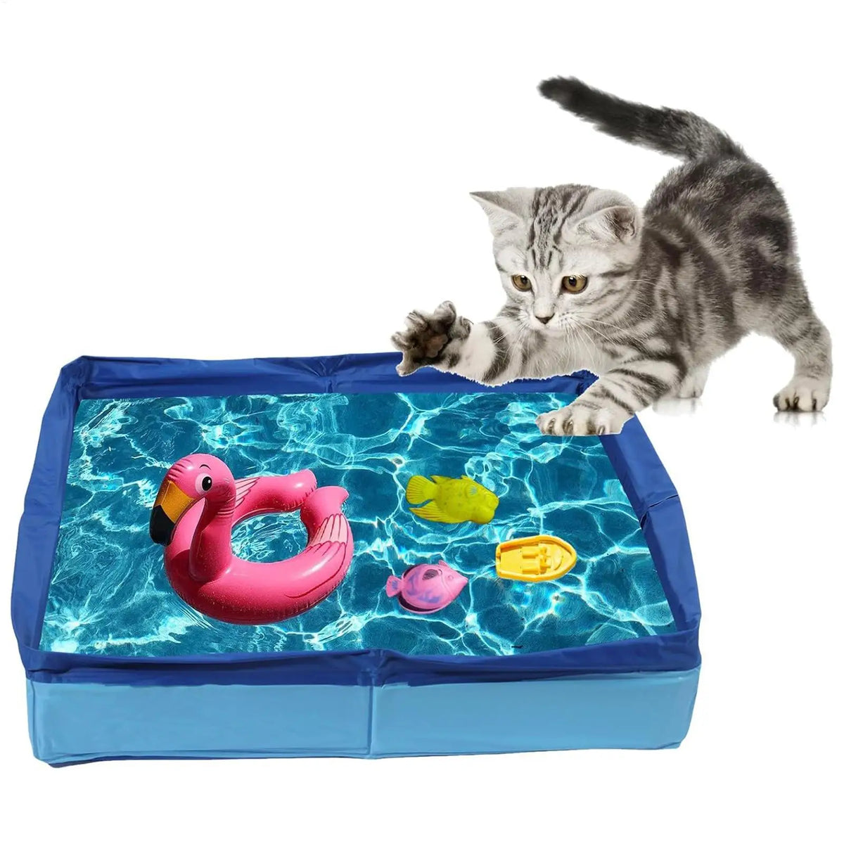 Pet Bathing Pool Outdoor Folding Swimming Cat Dog Cleaning Adult Tub