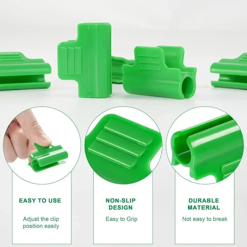 Greenhouse Film Snap Clamps for Fiberglass Hoop Grow Tunnels