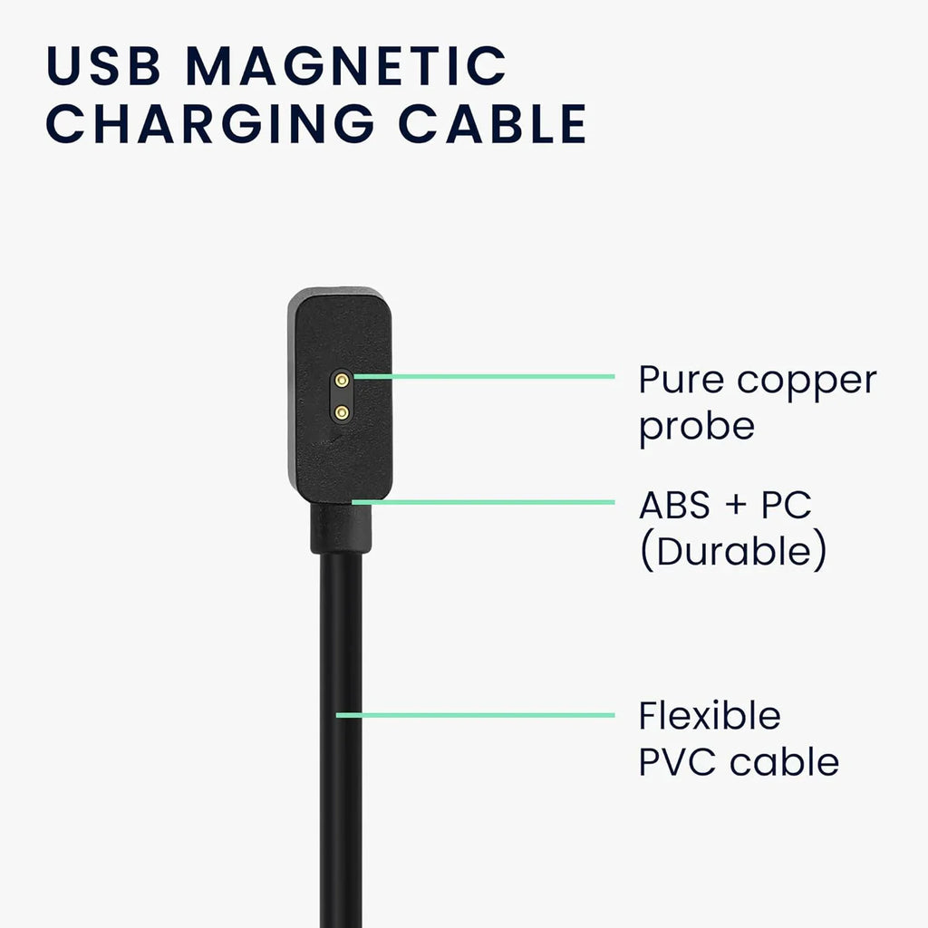 Magnetic USB Charger for Redmi Watch 5 Active, Lite & Watch 4