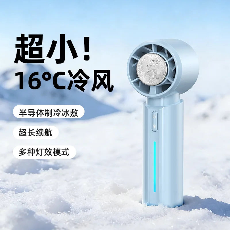 Mini Semiconductor Turbo Handheld & Neck Fan – USB Portable