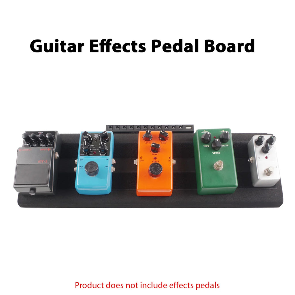 Lightweight EVA Guitar Pedalboard with Cable Management