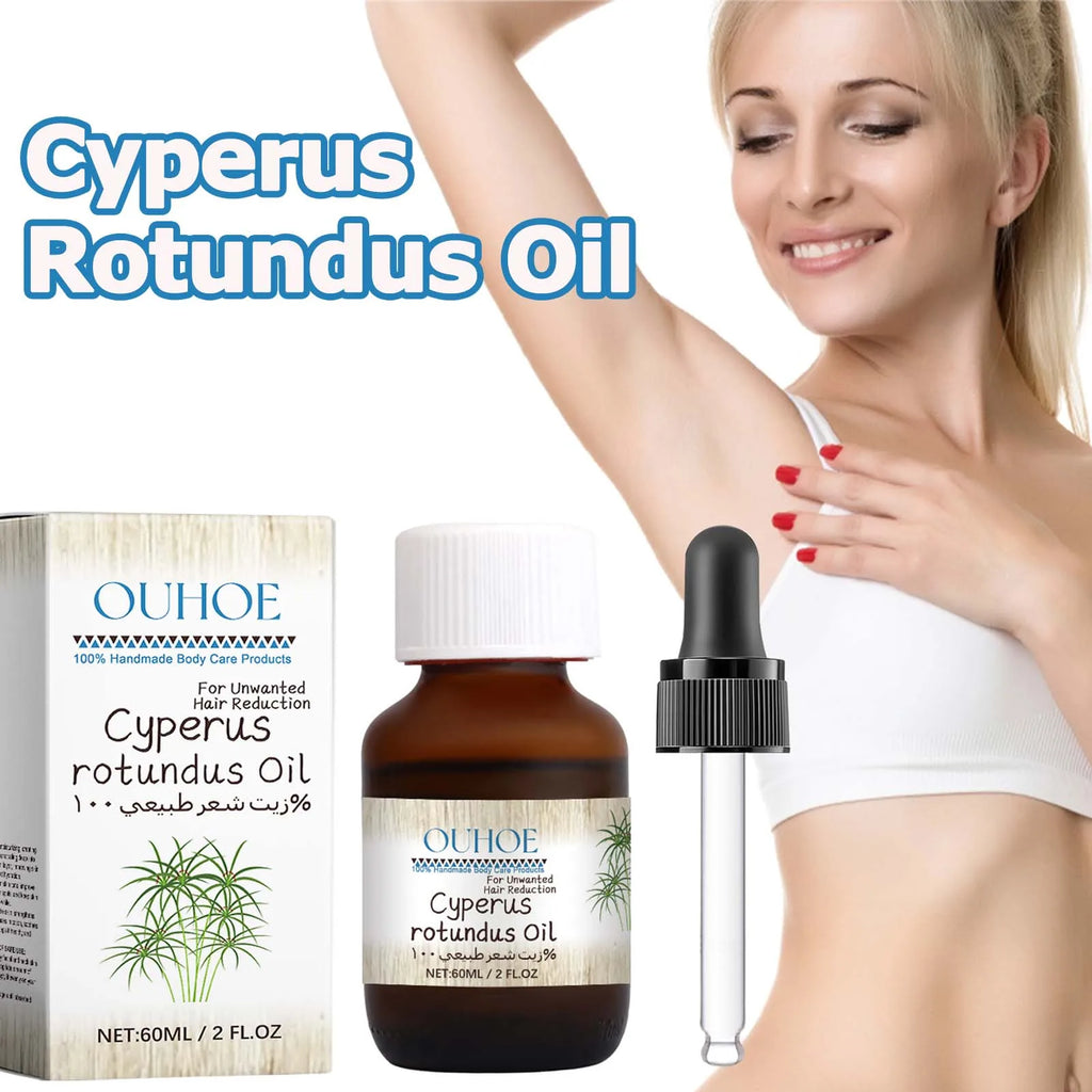 Cyperus Rotundus Hair Inhibitor Oil – Body & Face 60ml