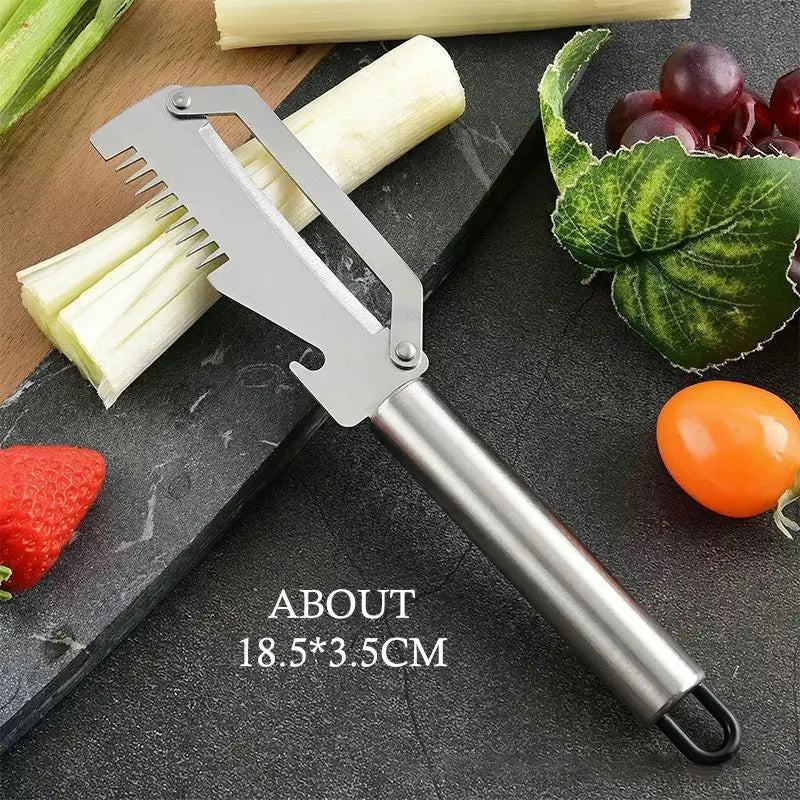 Stainless Steel Scallion Peeler Knife – 1/2/3 Pcs Set