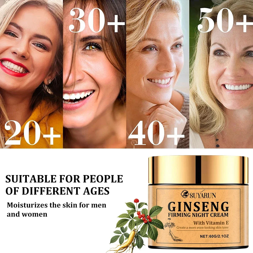 SUYARUN Ginseng Firming Night Cream – Retinol Anti-Aging