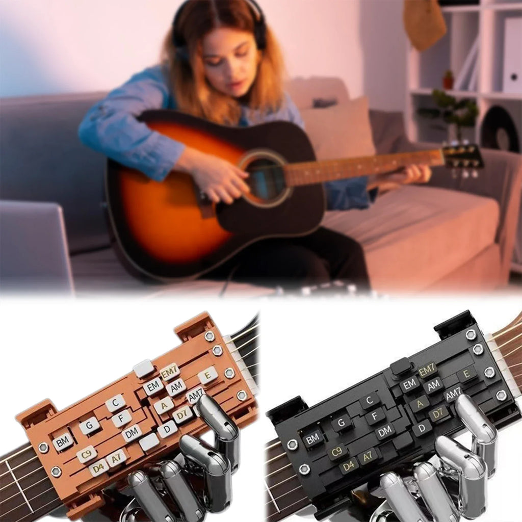 Guitar Chord Presser – One-Touch Learning Aid for Beginners