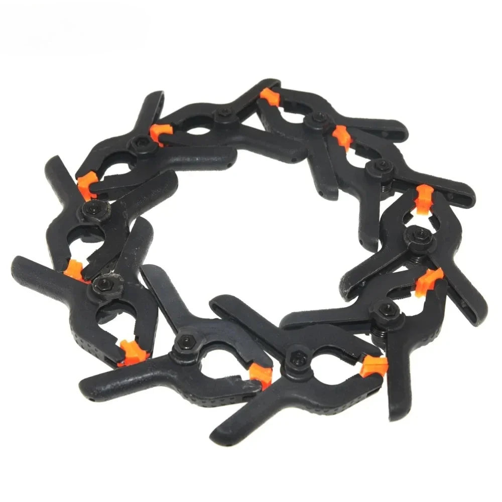 10-Pack Plastic Spring Clamps 3" 4" 6" – Studio & Woodworking