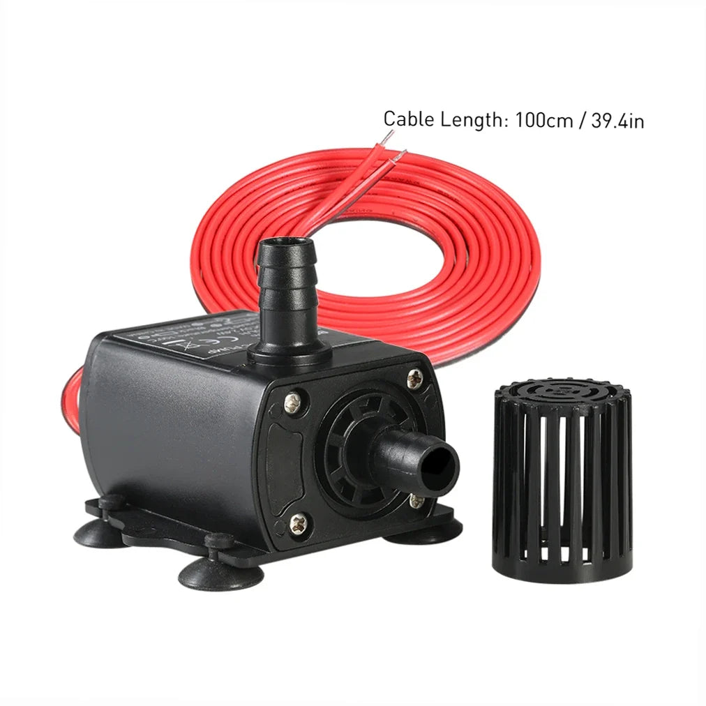 DC 12V 5W Mini Brushless Submersible Pump | 280L/H Aquarium