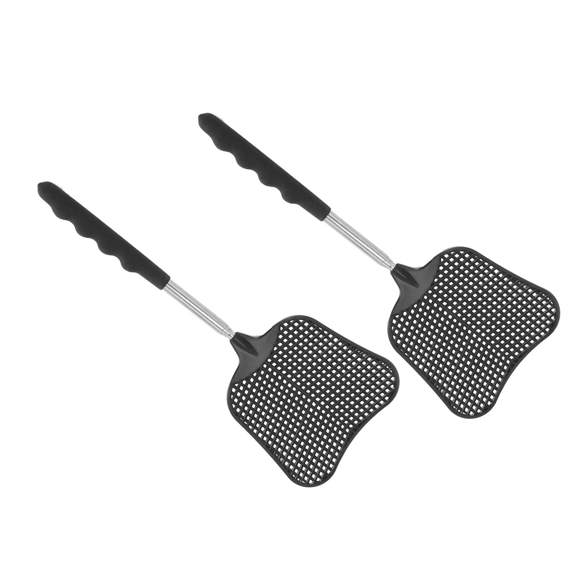 Retractable Fly Swatter 4-Pack | Telescopic Stainless Steel Rod