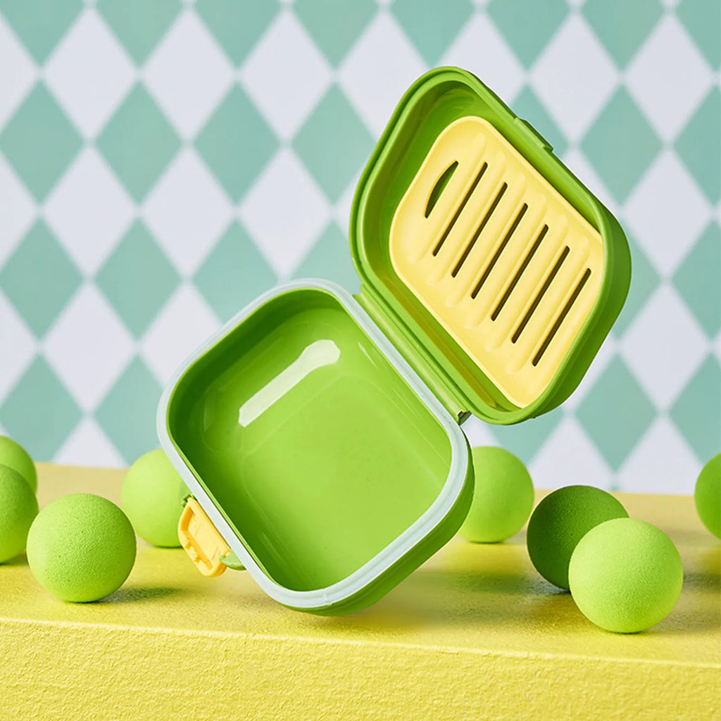 Portable Soap Dish with Lid – Leakproof Travel Soap Box