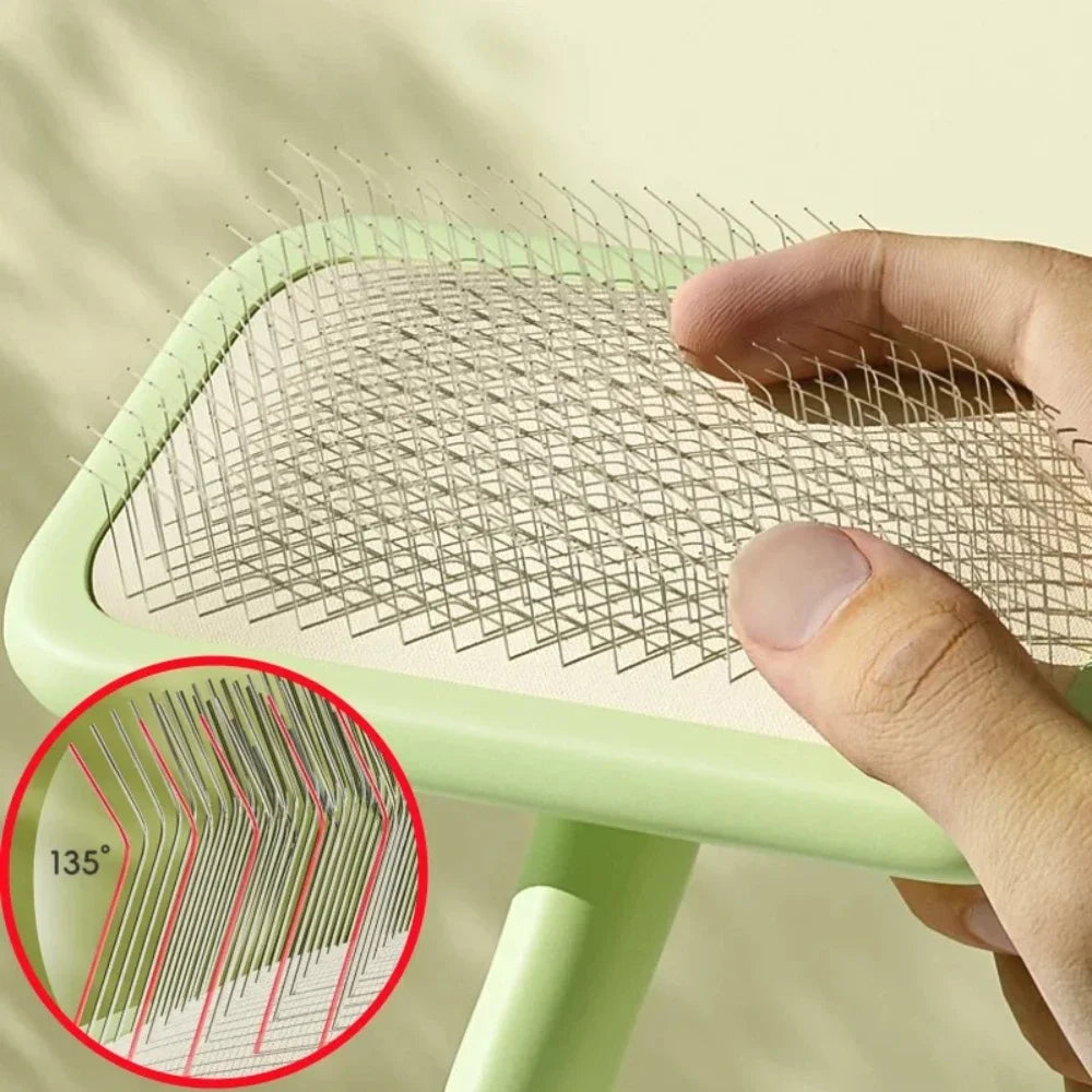 Stainless Steel Pet Grooming Brush for Dogs & Cats