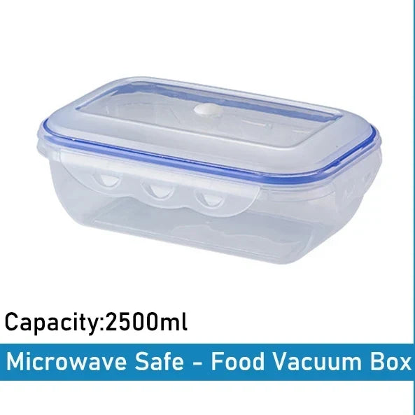 KEMORELA Vacuum Food Storage Containers – Fridge Organizer Set