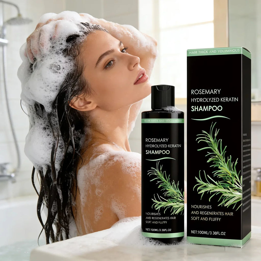 HOEGOA Rosemary Keratin Shampoo – Nourish & Oil Control 100ml