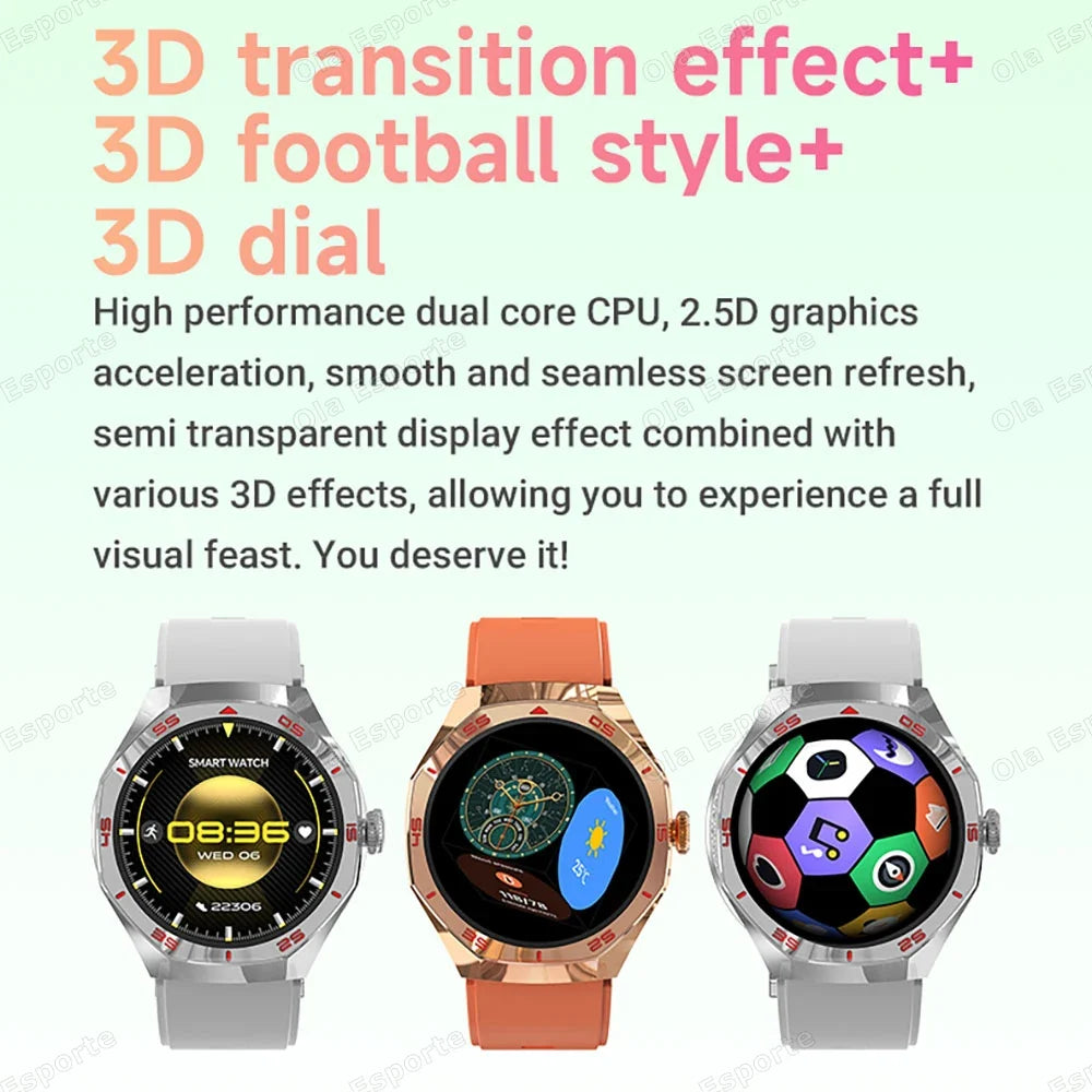 Ola Esporte Smart Watch 2025 | Bluetooth Call, Fitness Tracker