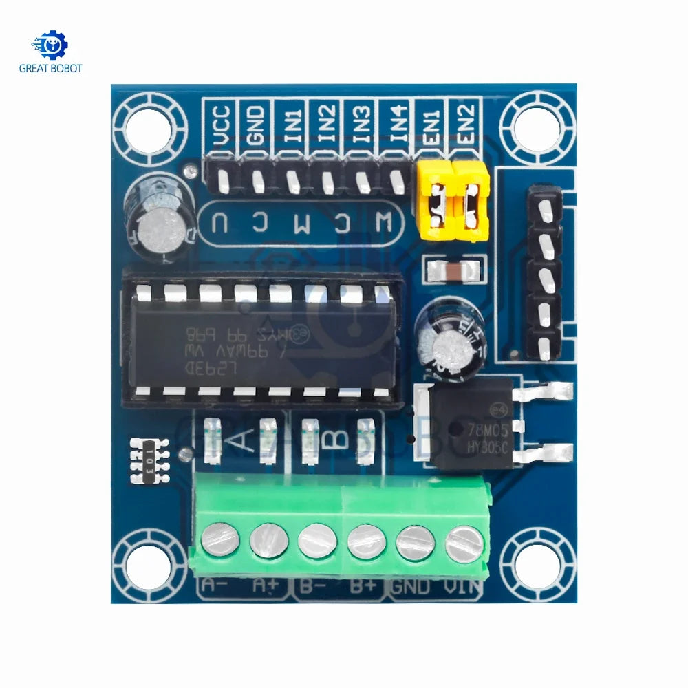Mini 4-Channel L293D Motor Driver Shield for Arduino