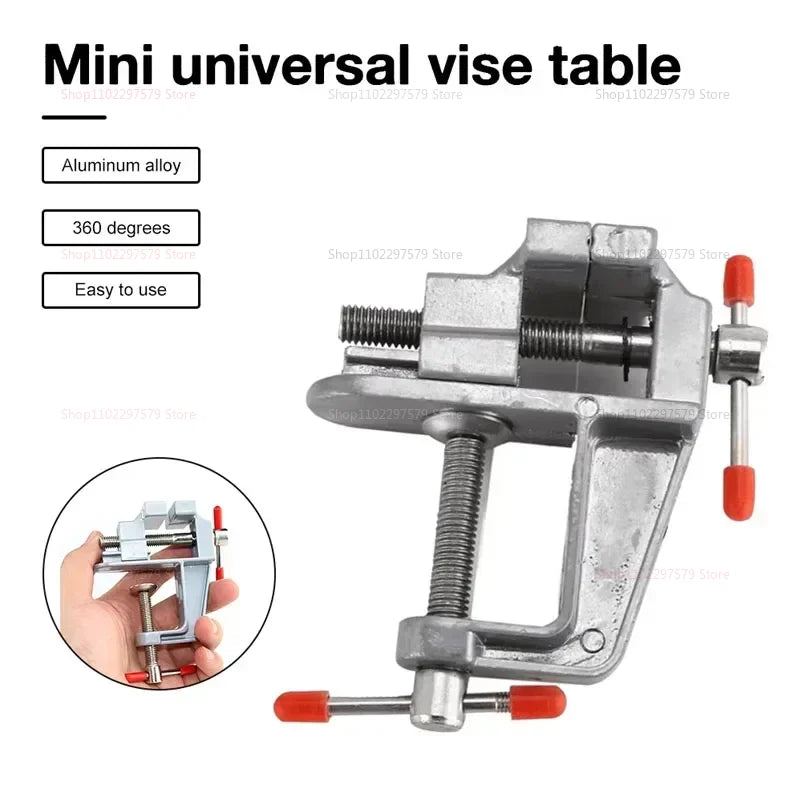 Mini Aluminum Bench Vise – Jeweler & Hobby Clamp Tool