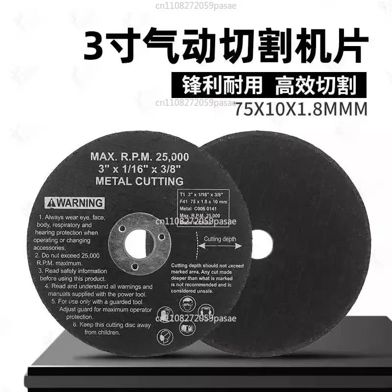 Pneumatic Air Angle Grinder 3" / 75mm Long Handle Cutting Tool
