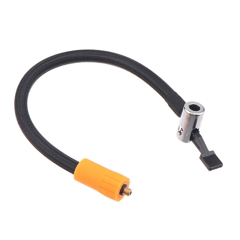 30CM Tire Inflation Hose Adapter M6 Locking Air Chuck