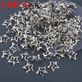 Silver Star Hair Clips – Metal Snap Barrettes & Hairpins for Girls