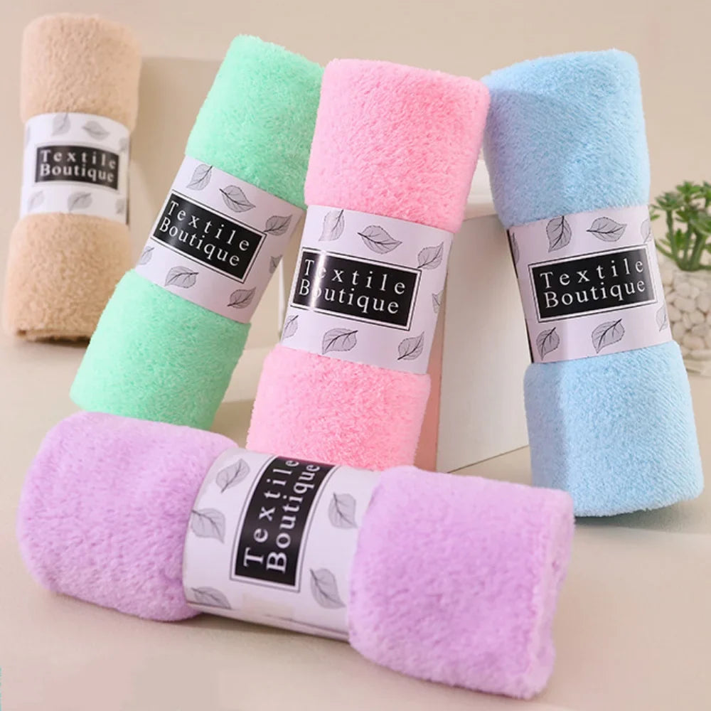Simple Absorbent Quick Drying Bath Towel Sets Soft Adults Face Hand