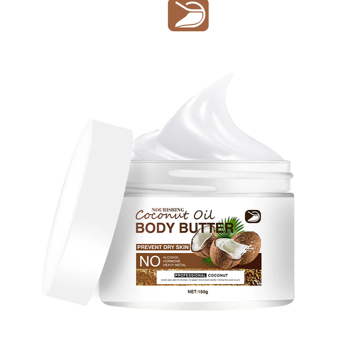 Ottilavie Coconut Oil Body Cream Aloe Deep Hydration All Skin Types