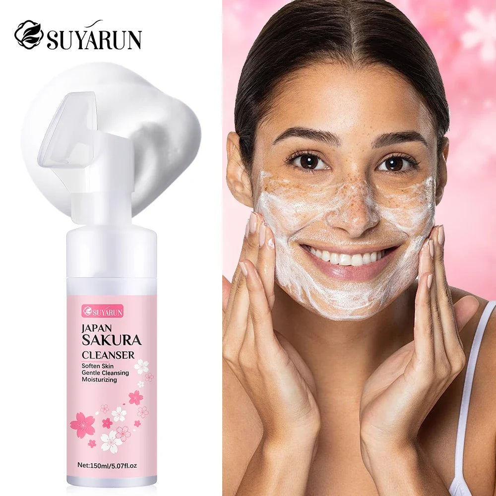 SUYARUN Sakura Face Wash – Brightening Hydrating Cleanser