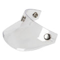Universal 3-Snap Flip-Up Visor Wind Shield | Open Face Helmet