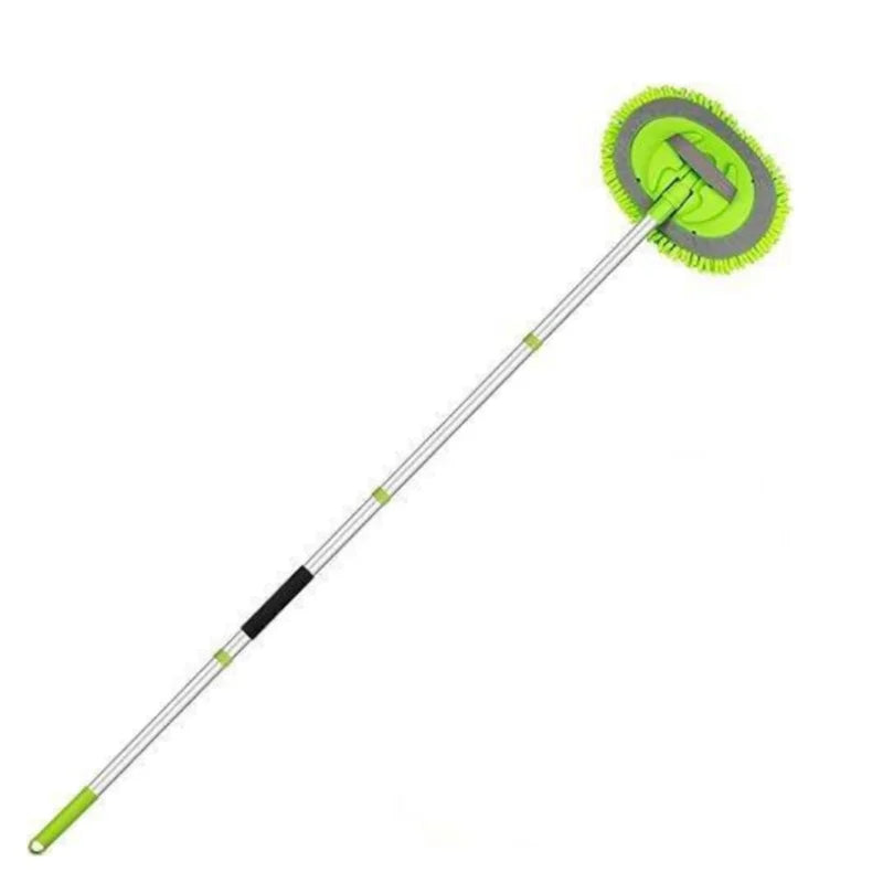 Green Chenille Car Wash Mop – Extra-Long 4-Section Detachable