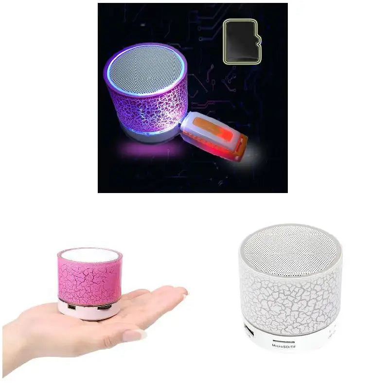 AyeBeau A9 Mini Portable Bluetooth Speaker | LED, MP3 & AUX