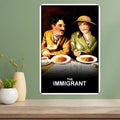 Charlie Chaplin "The Immigrant" Classic Movie Metal Poster Sign